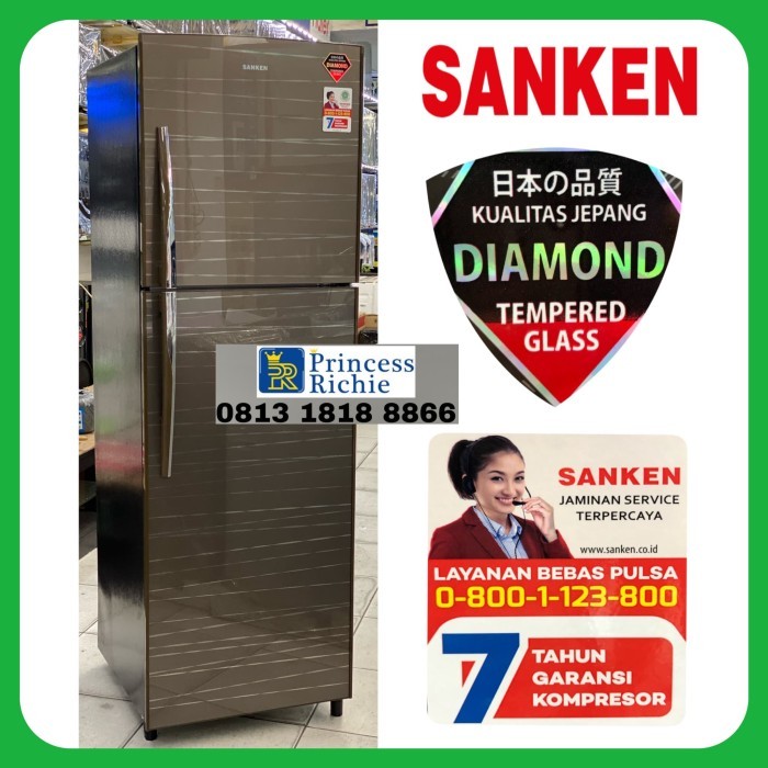 Sanken kulkas 2 Pintu SK-G266BH-CF