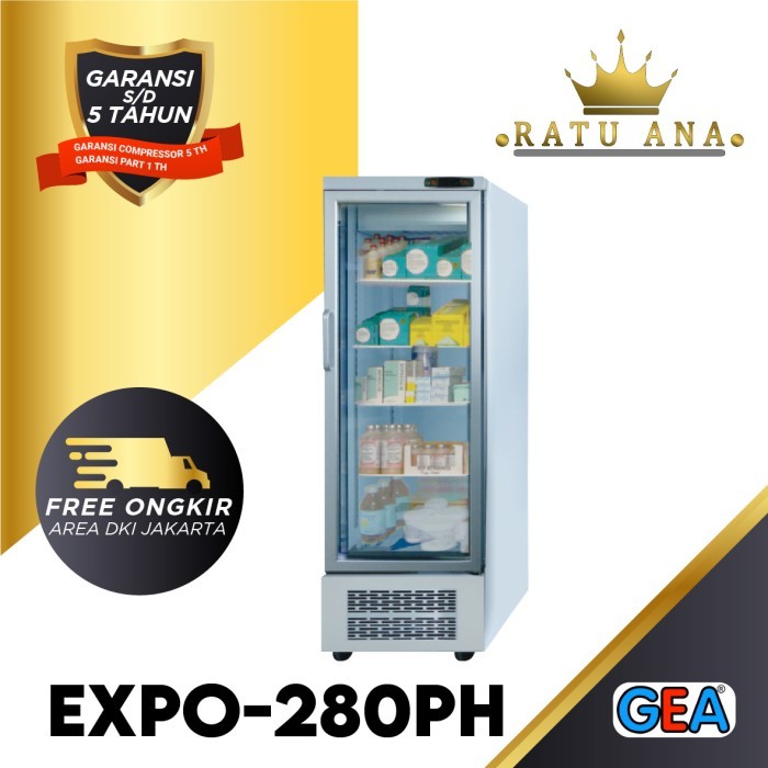 GEA PHARMACEUTICAL REFRIGATOR EXPO-280PH / EXPO 280PH / EXPO280PH