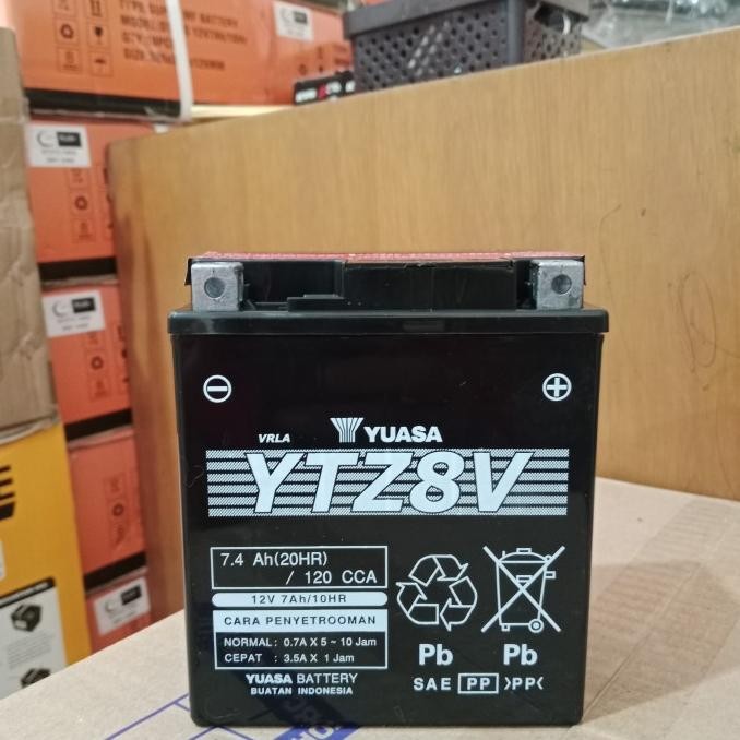 Aki Motor Yamaha Xmax Ytz8V / Gtz8V Yuasa Aki Kering