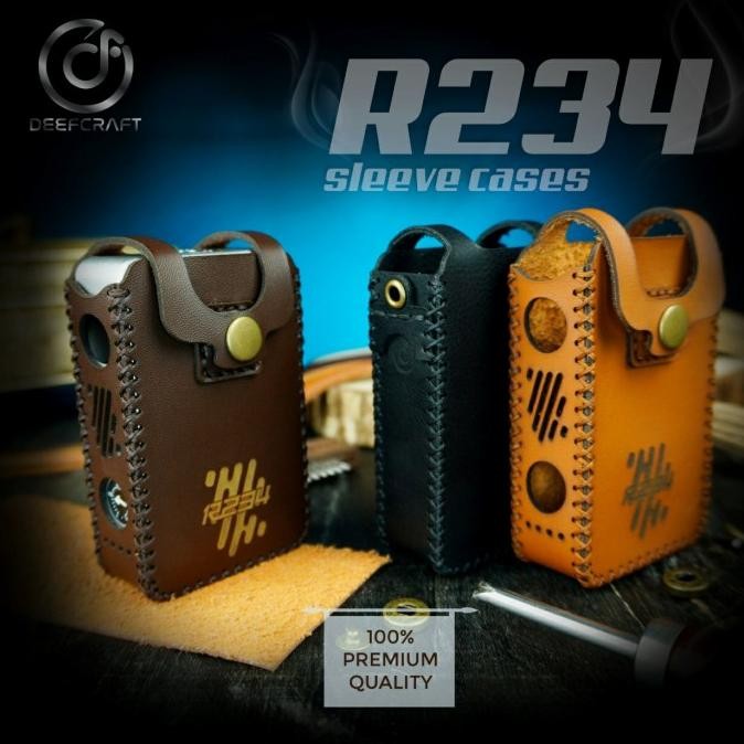 

R234 Premium Sleeve Case Free Lanyard R234 Leather Sleeve Case Holder