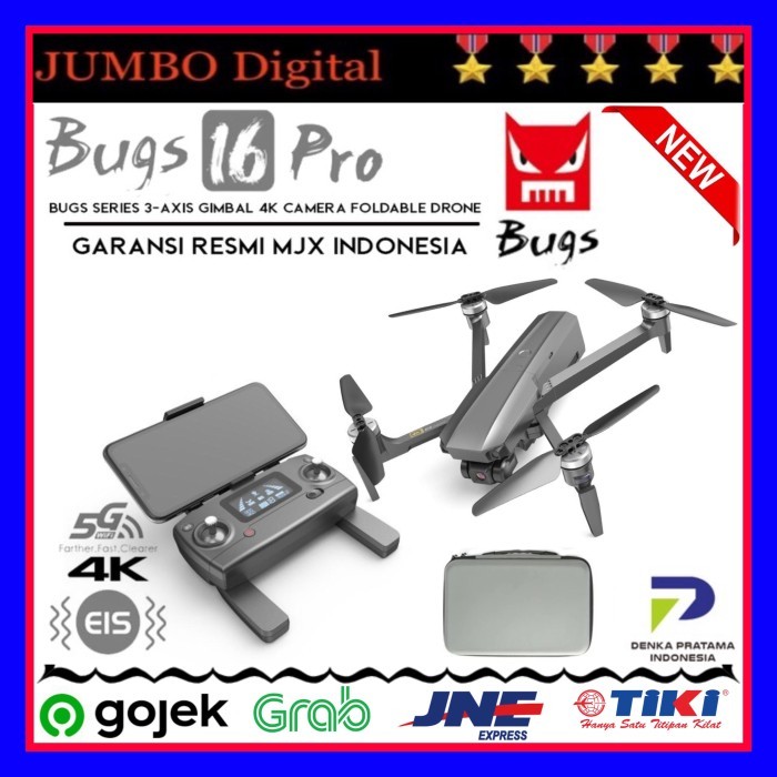 TERBARU MJX B16 pro MJXRC Bugs 16 pro drone brushless GPS 4K 5G EIS camera