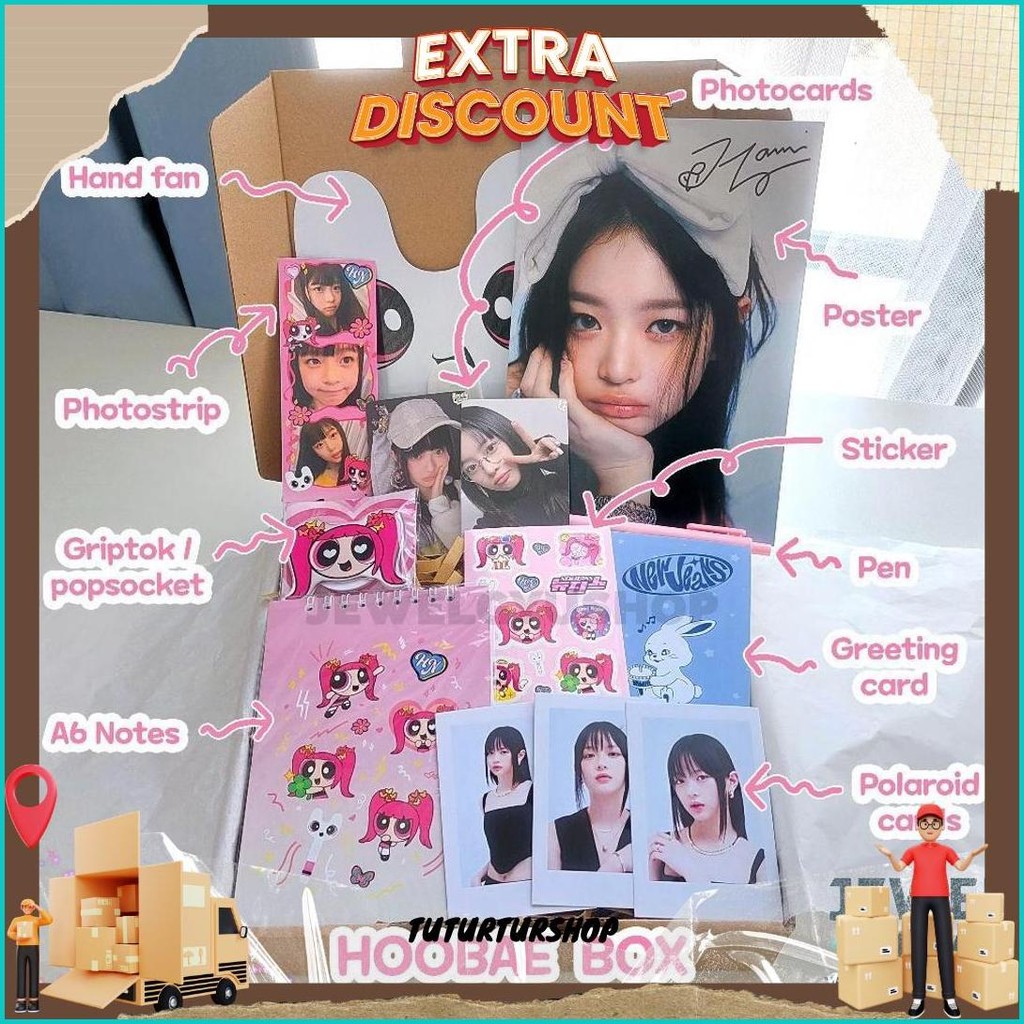 

Newjeans Ppg Gift Box / Hampers New Jeans Bunnies Member Danielle Haerin Hanni Hyein Minji Cod