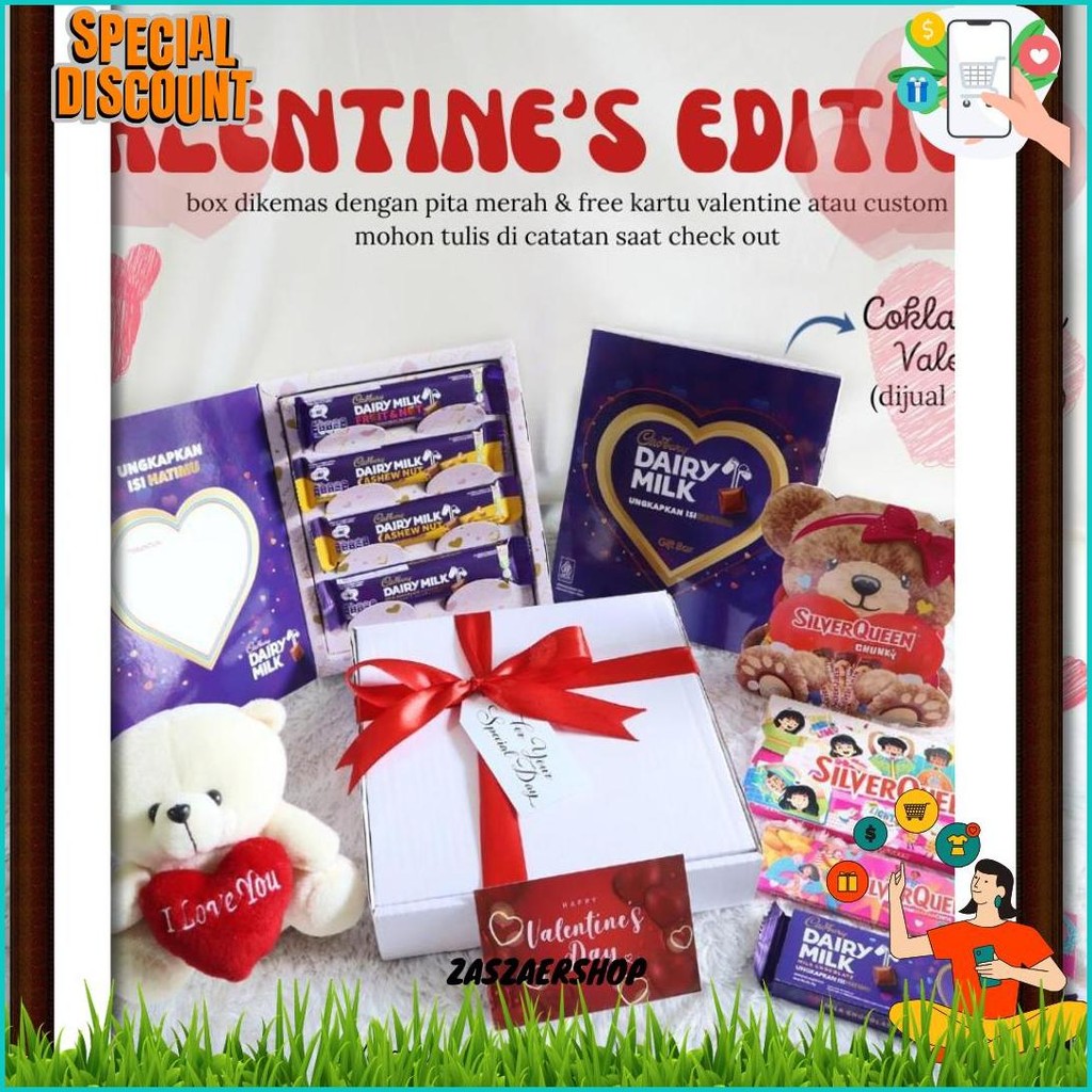 

Hampers Cokelat Premium | Kado Valentine | Hadiah Snack Cowok Cewek | Gift Ultah Pacar Wisuda Siap Kirim