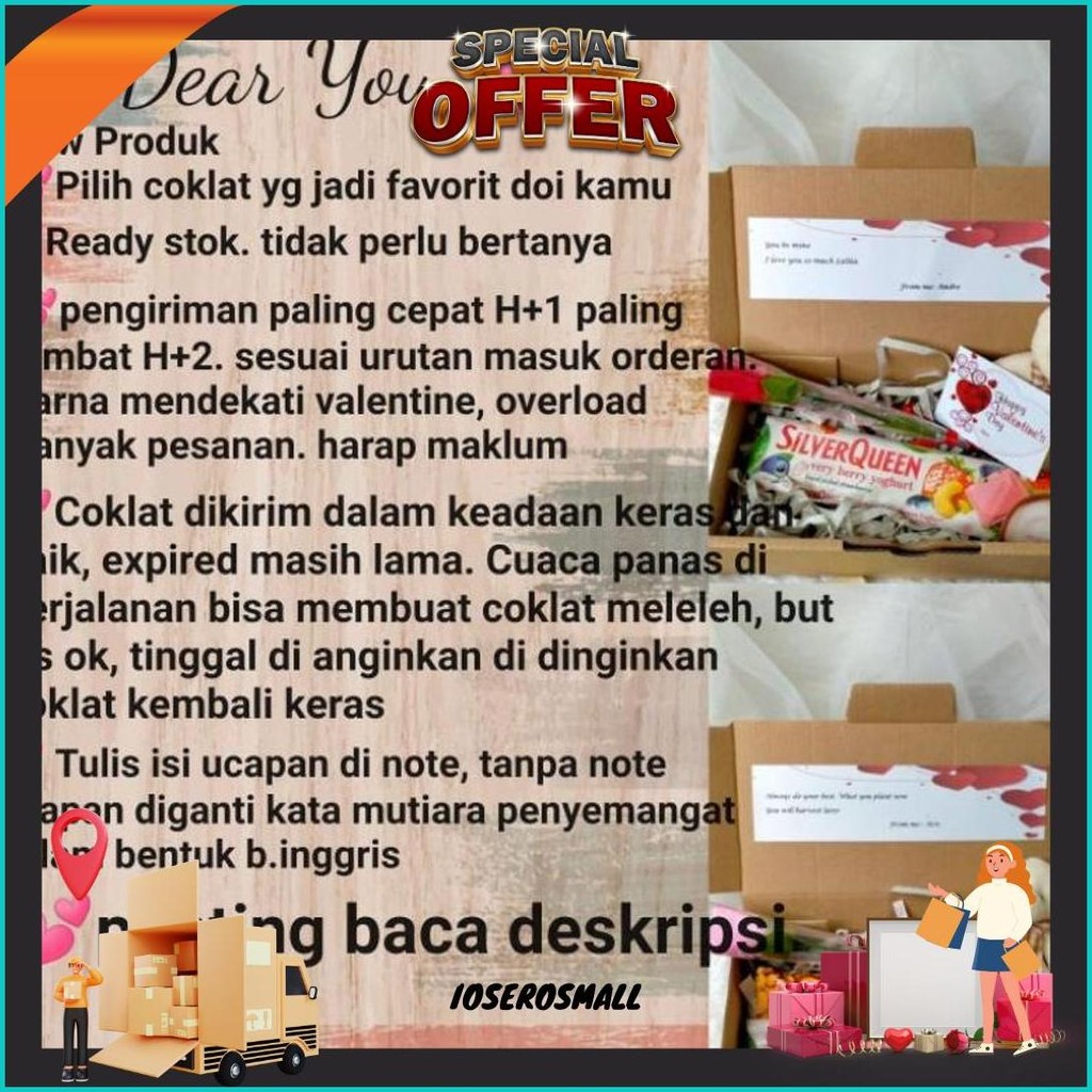 

Hampers Coklat Valentine / Kado Cewek Ulang Tahun / Kado Anniversary Gratis Ongkir