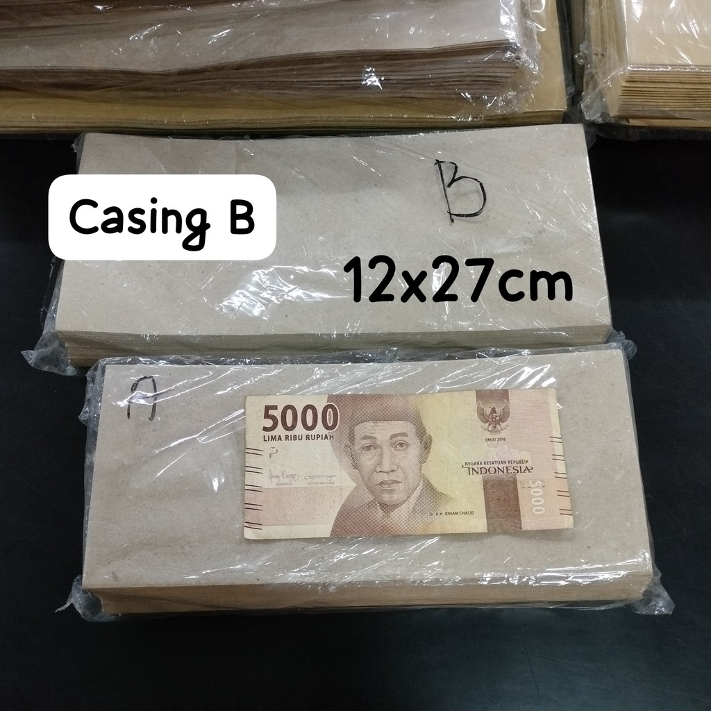 

amplop coklat gaji ukuran 12x27 - CASING B 100 Lembar