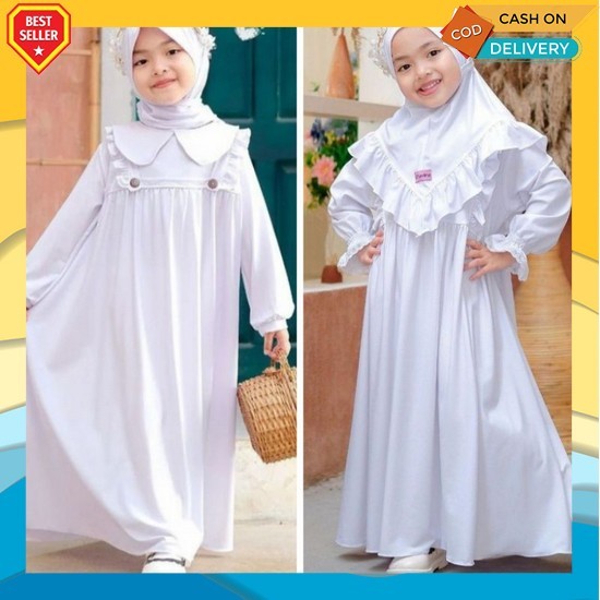 Gemis Perempuan Syar'I Kids Gamis Anak Kid Bj Muslimah Kid Anak2 Perempuan Syar'I Lebaran Anak2 Tang