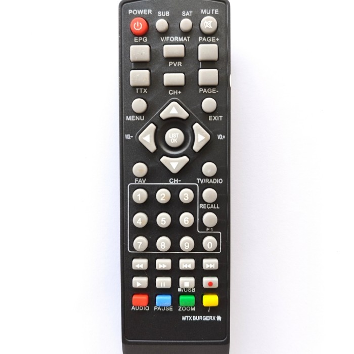 REMOT REMOTE STB MATRIX BURGER SET TOP BOX DIGITAL DVB-T2