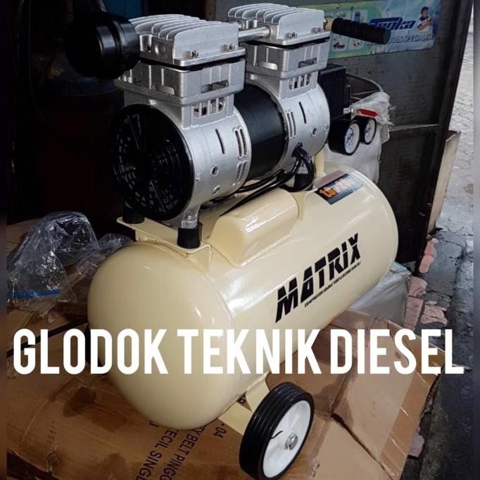 KOMPRESOR OILLESS 1 HP MATRIX OIL FREE COMPRESSOR OFS750-25 OIL LESS