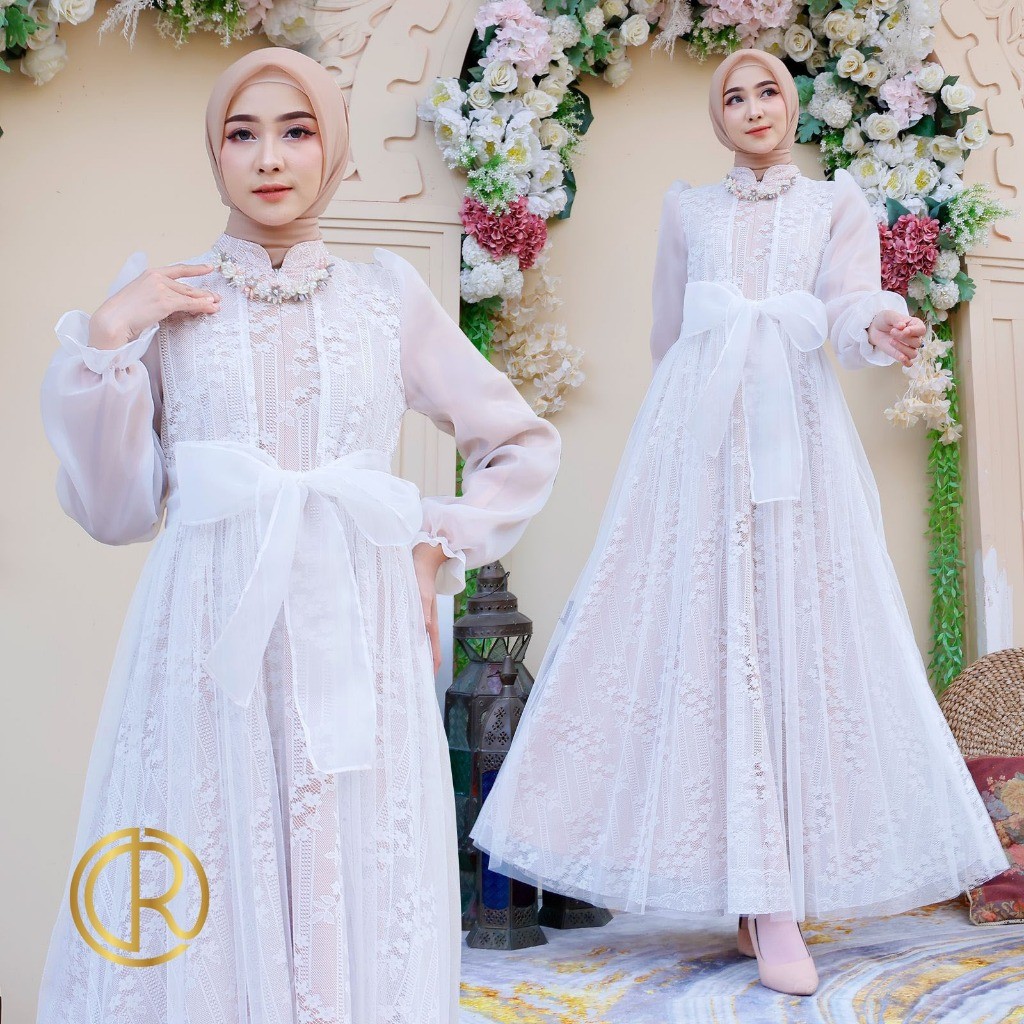 Gamis Wanita 2025 Terbaru S M L Xl Xxl Games2025 Abayya Set Hijab Ghamis Lebaran Dewasa Busana Musli