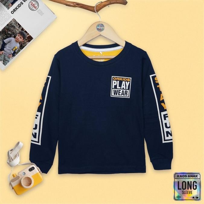 Orkids Baju Kaos Anak Vizion Navy