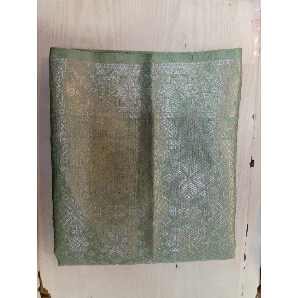 Promo Gila-Gilaan Natalia Kebaya Rok Lilit Songket Tenun Hijau Series Bawahan Kebaya Lilit Modern