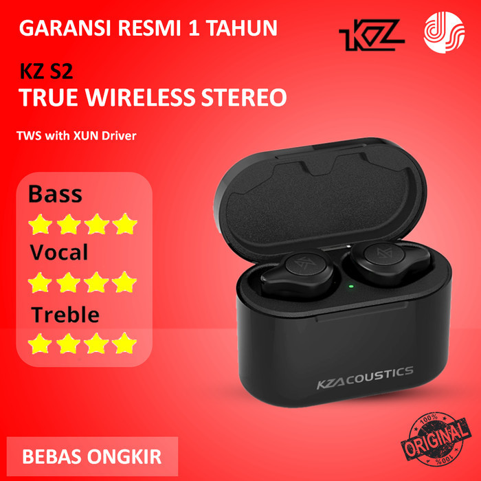 Knowledge Zenith KZ S2 Bluetooth TWS Headset with Gaming Mode