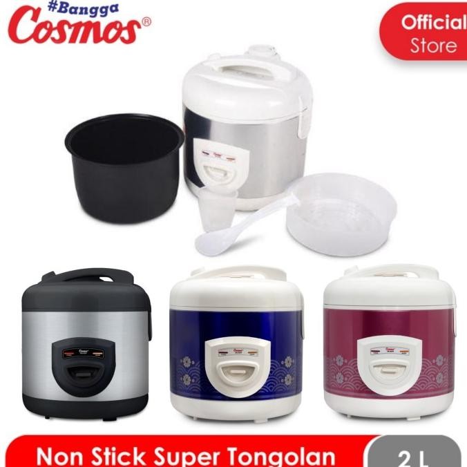 Rice Cooker Cosmos Crj 8229 2 Liter + Tongolan Magic Com Cosmos 8229