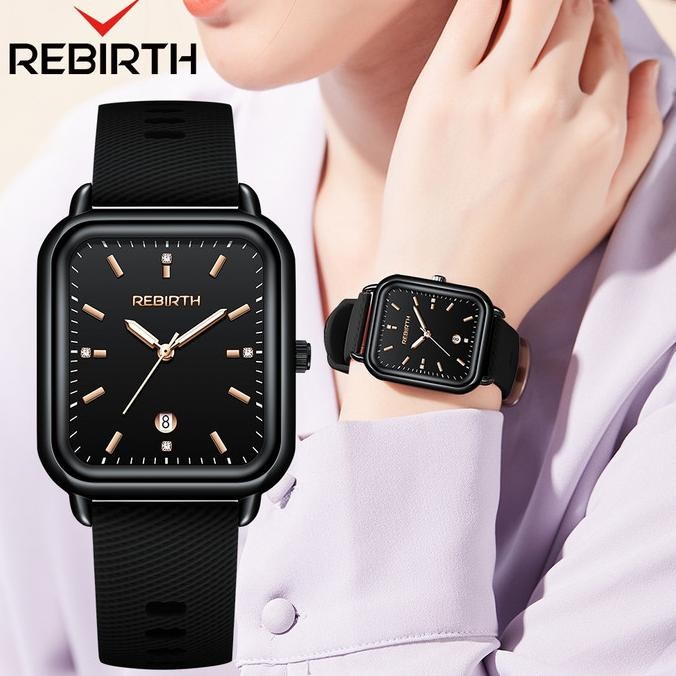Rebirth Jam Tangan Wanita Bercahaya Anggun Anti Air Jam Tangan Cewek