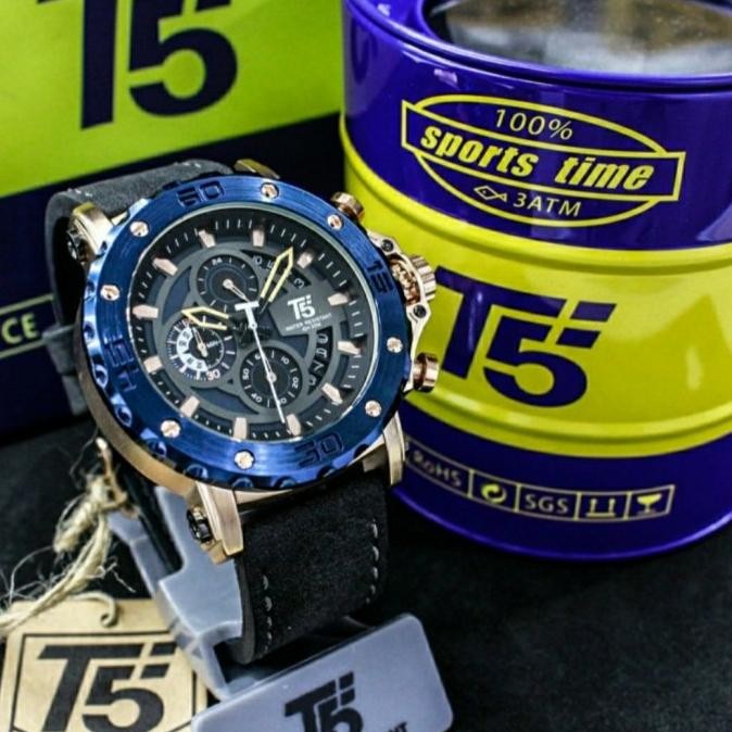 Jam Tangan Pria T5 H3641 Original 48Mm Casual Mewah Murah