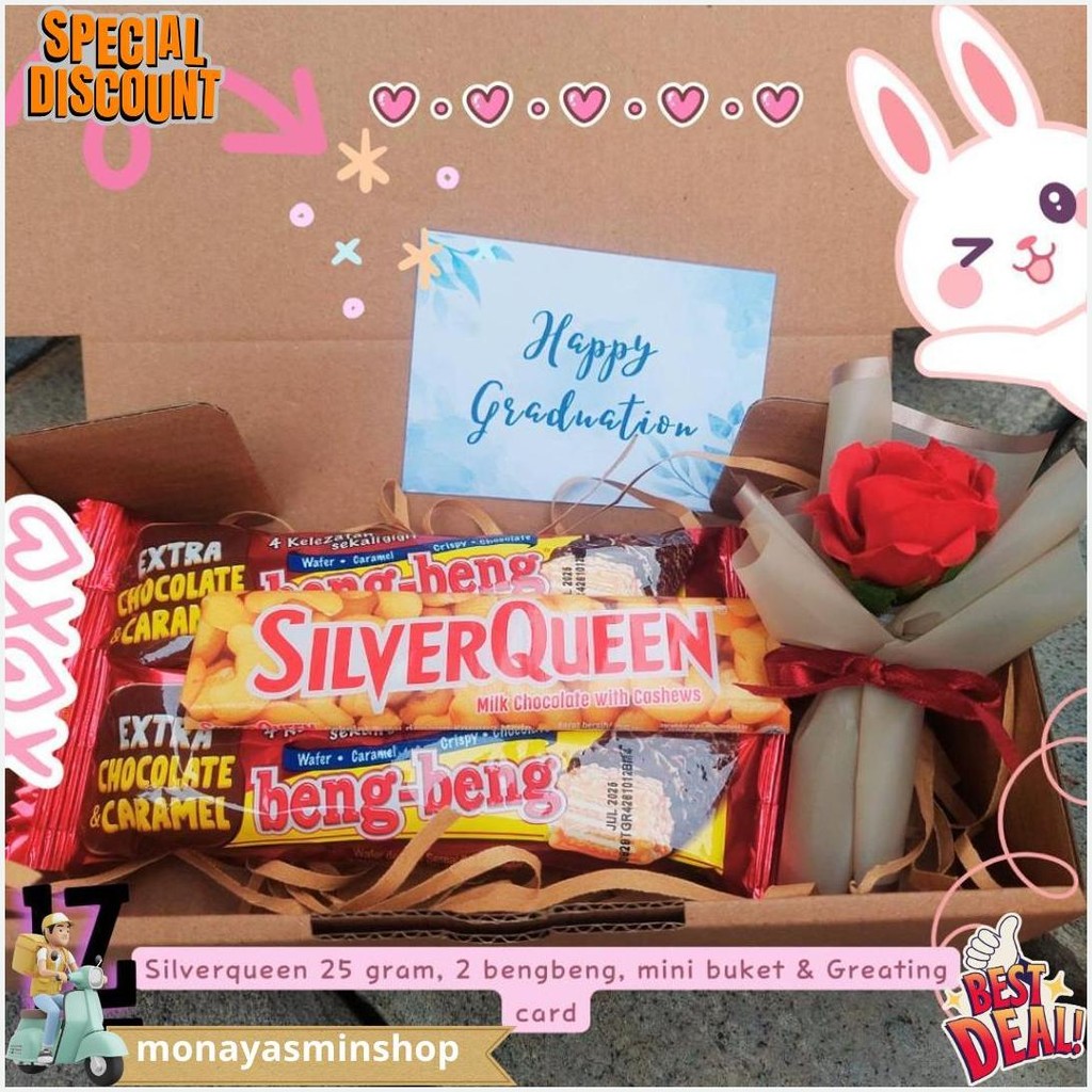 

Lz030 - Kado Ulang Tahun Snack Box Valentain Gift / Souvenir / Silverqueen / Hampres Kado Ulang Tahun Cowok / Box Coklat / Giftbox / Buket Box Cod