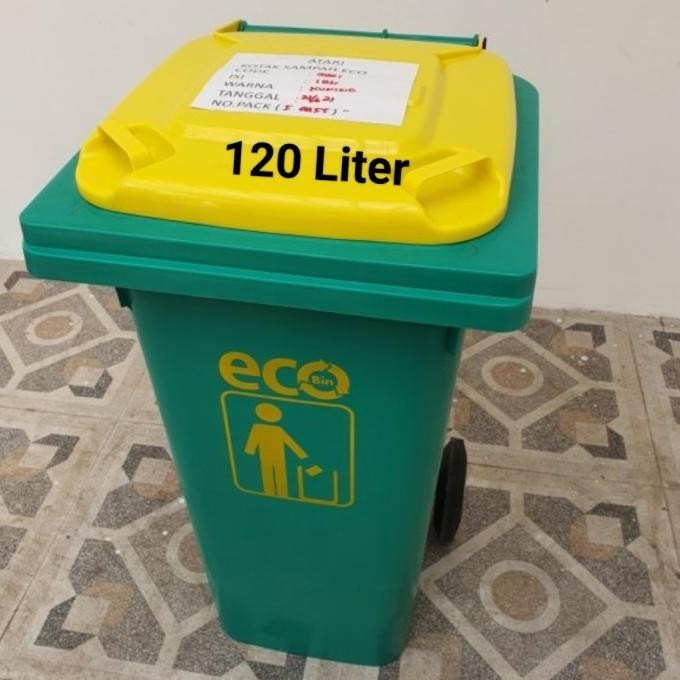 Tong Sampah Besar Roda 120 Liter Tebal/Tempat Sampah Roda 120 Liter