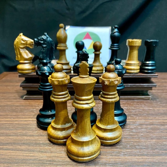 Ready Papan Catur Set Kayu Jati Asli Premium Standar PERCASI Wooden Chess