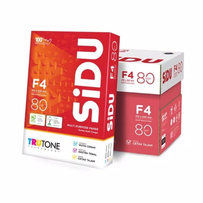 Kertas Hvs Sidu F4 80 Gram