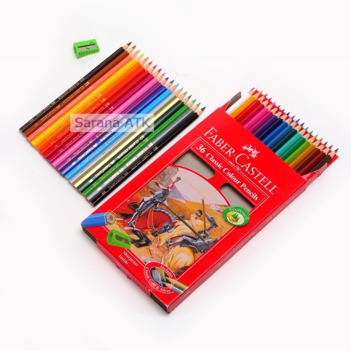 

TERBARU! FABER CASTELL Pensil Warna CP CLASSIC Pencils 36 - Set