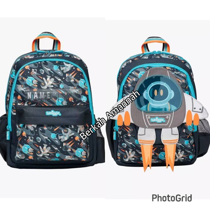 Smiggle astronot Blast Off Junior Id Backpack/tas smiggle junior