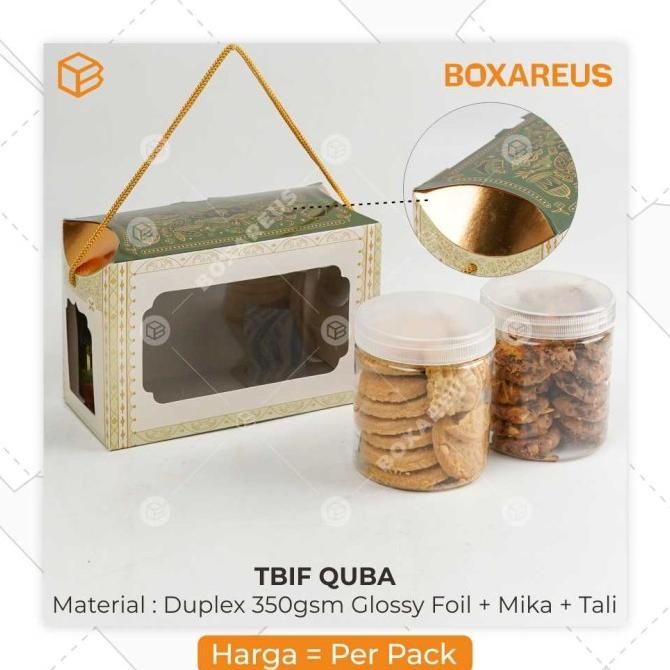 

Packaging Toples Kue Kering Box Idul Fitri Lebaran Hampers | Tbif Quba