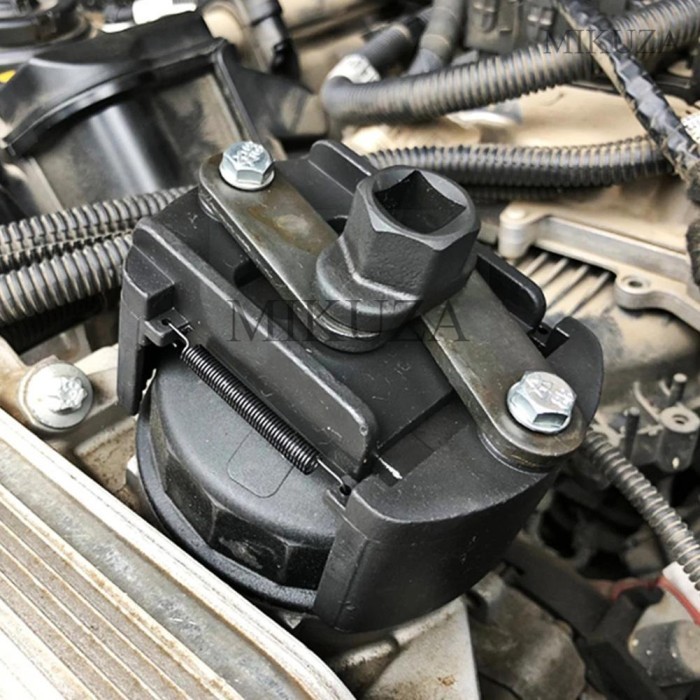 TERLARIS Kunci Buka Filter Oli Mobil Adjustable Kunci Oli Filter Universal