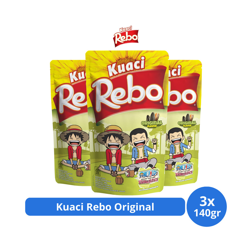 

Kuaci Rebo Original 140gr x 3 pcs