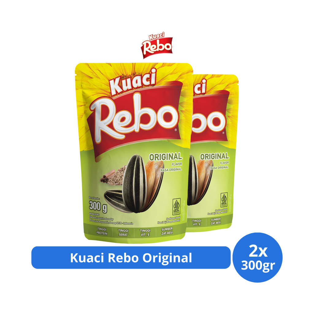 

Kuaci Rebo Original 300gr x 2 pcs