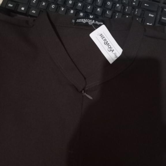 gamis polos coklat tua-gamis syari polos coklat tua premium-gamis herm Terlaris