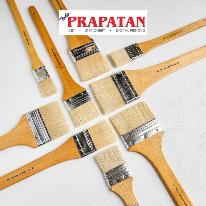 

Kuas Lukis Bali Artist Bristle Brush 704A/691