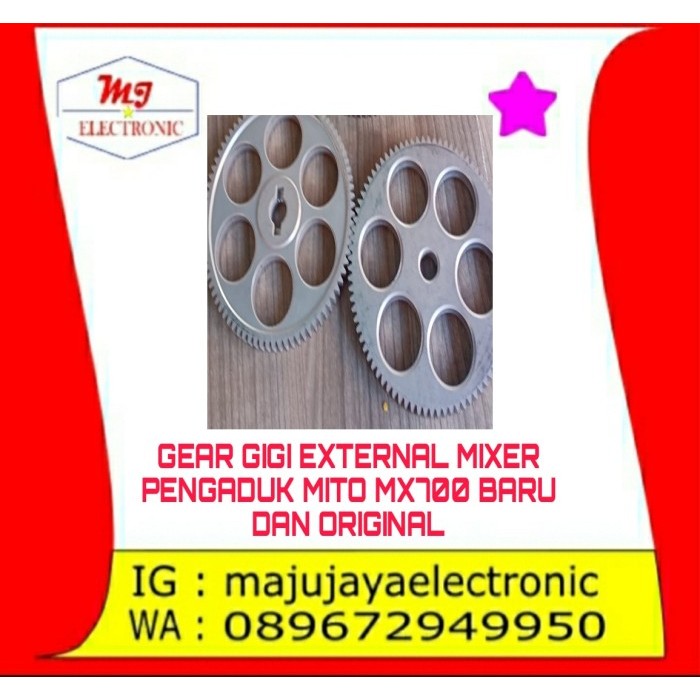 Gear Gigi External Luar Mixer Pengaduk Mito Mx700 Baru Dan Original #Gratisongkir #Sale #Discount