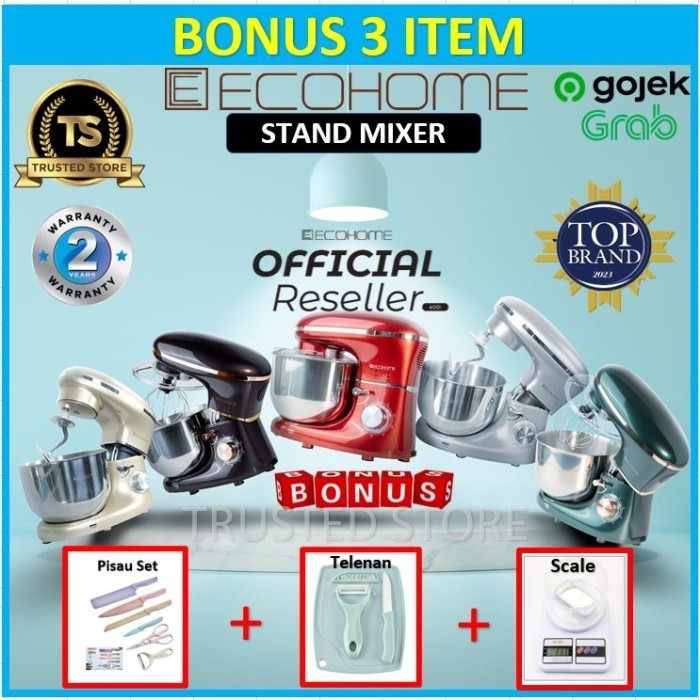 Ecohome Standing Mixer - Stand Mixer Ecohome Esm-999 Garansi Resmi #Gratisongkir #Sale #Discount