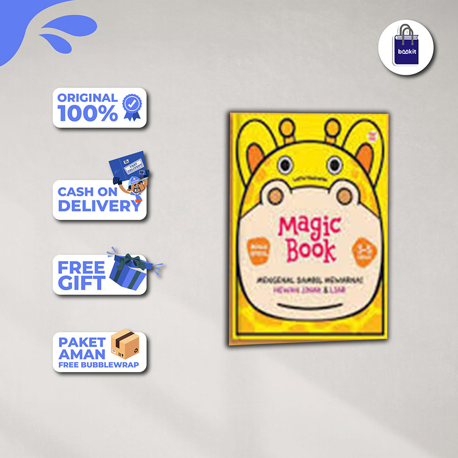MAGIC BOOK MENGENAL SAMBIL MEWARNAI HEWAN JINAK & LIAR (BONUS SPIDOL)