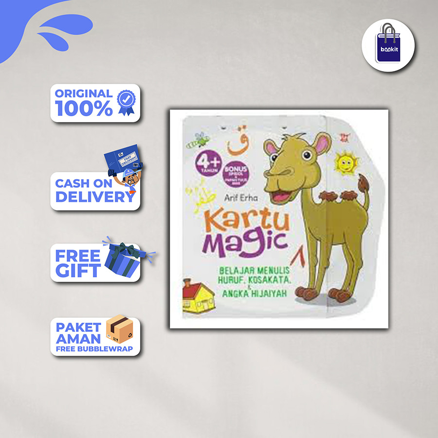 KARTU MAGIC BELAJAR MENULIS HURUF, KOSAKATA & ANGKA HIJAIYAH
