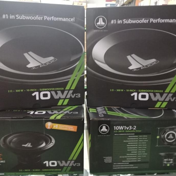 NEW SUBWOOFER 10" JL AUDIO W1V3 2 OHM USA TECHNOLOGY