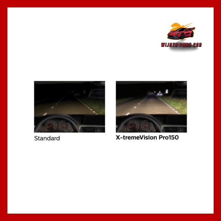 PHILIPS X-TREME VISION PRO150 H4 LAMPU HOLOGEN - 12342XVP