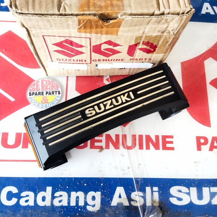 Emblem Shock Depan Suzuki Trs Trz Emblim Logo Kumis Ori Sgp Barang Langka