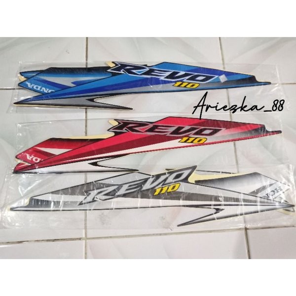 Sticker Lis Striping Honda Revo 2010 Velg Ruji  Stiker Motor Revo Lama Barang Langka