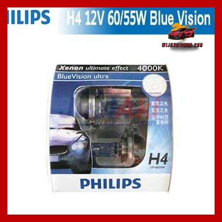 BOHLAM PHILIPS H4 12V 60/55W BLUE VISION ULTRA