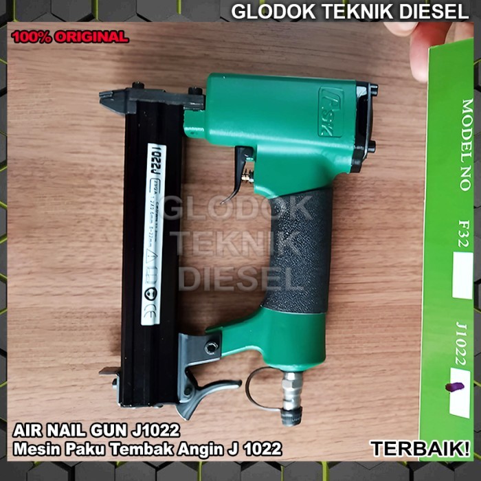 

Mesin Air Nailer Gun J1022 Alat Paku Tembak Tembok Beton Angin Kompresor Concrete Staples Nail Gun J