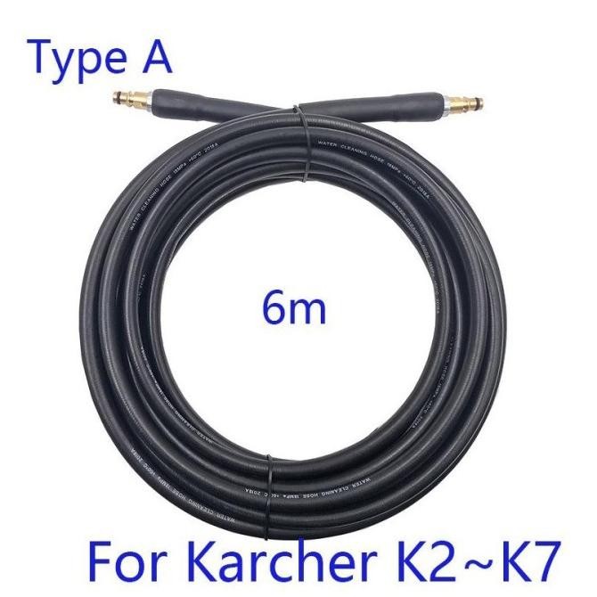 Selang Air Tekanan Tinggi 6 / 10M Untuk Karcher Washer K2 K3 K4 K5 K6 K7 Selang Hose Jet Cleaner