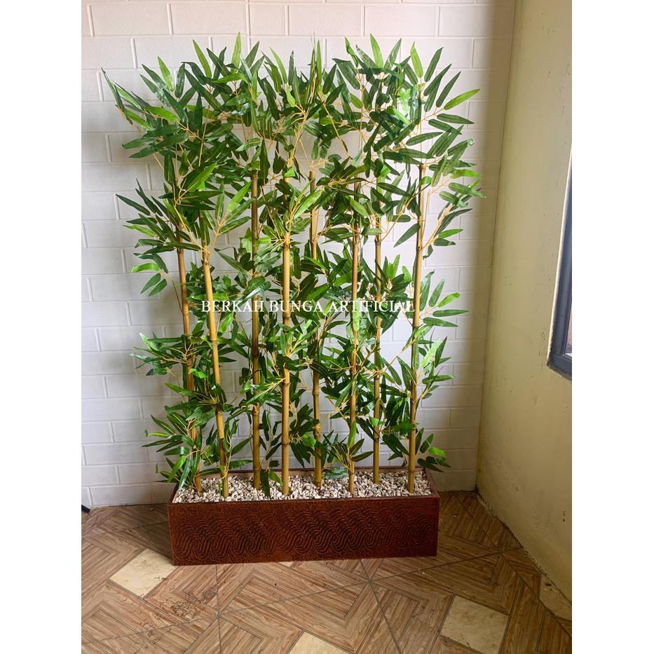 Bambu Partisi 2Meter- Penyekat Ruangan- Partisi Ruangan- Artificial