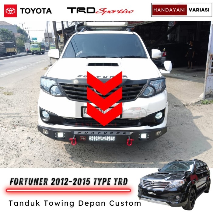 Tanduk Towing Depan Custom Toyota Fortuner Trd 2012 2015 Custom Towing Led