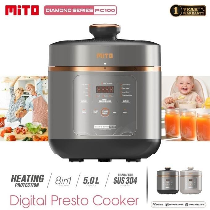 Digital Presto Mito Pc100 5L Presto Listrik Mitochiba Low Watt Pc 100 L21N