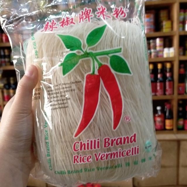 

Chilli Brand Rice Vercelli Bihun Cap Cabe 400Gr