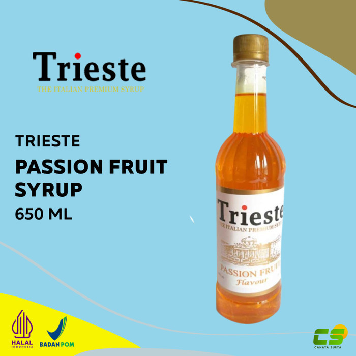 

Trieste Syrup Passionfruit - Sirup Rasa Markisa - 650 ml