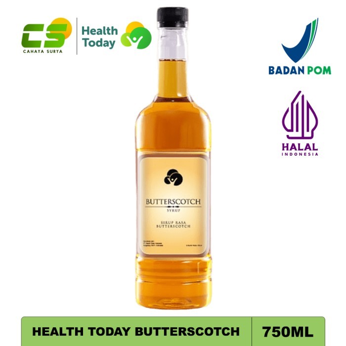 

Health Today Syrup Butterscotch - Sirup Rasa Butterscotch - 750 ml