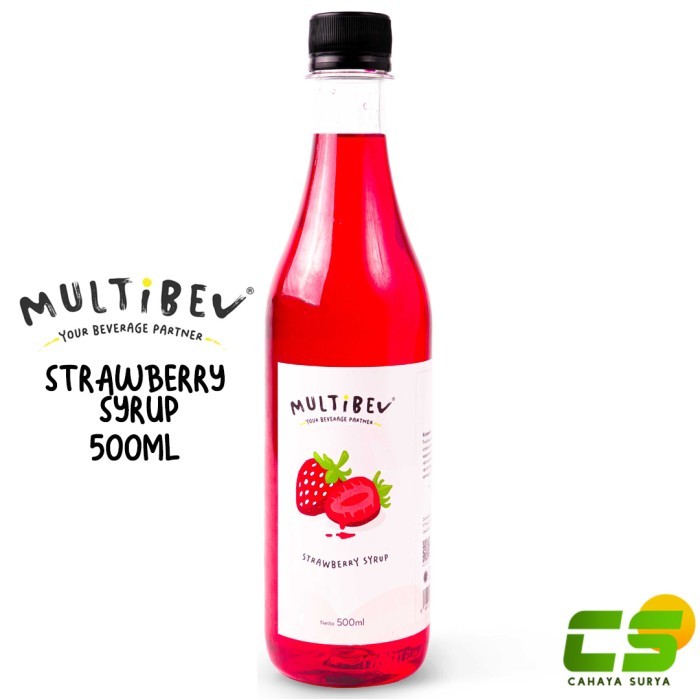 

Multibev Sirup / Syrup - Strawberry Syrup 500 ml