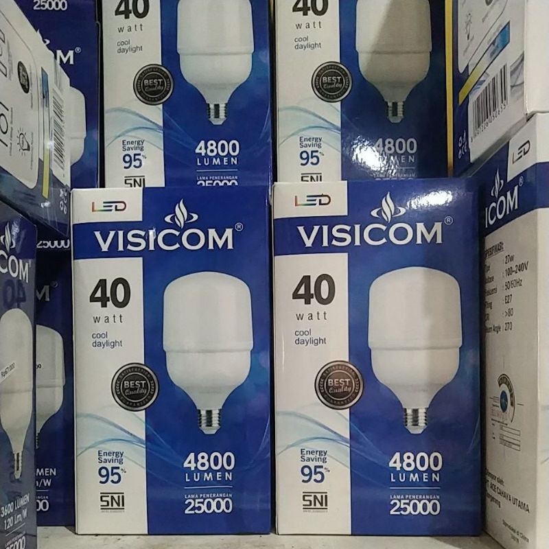 LED VISICOM 40WATT CAHAYA PUTIH SNI 1 TAHUN